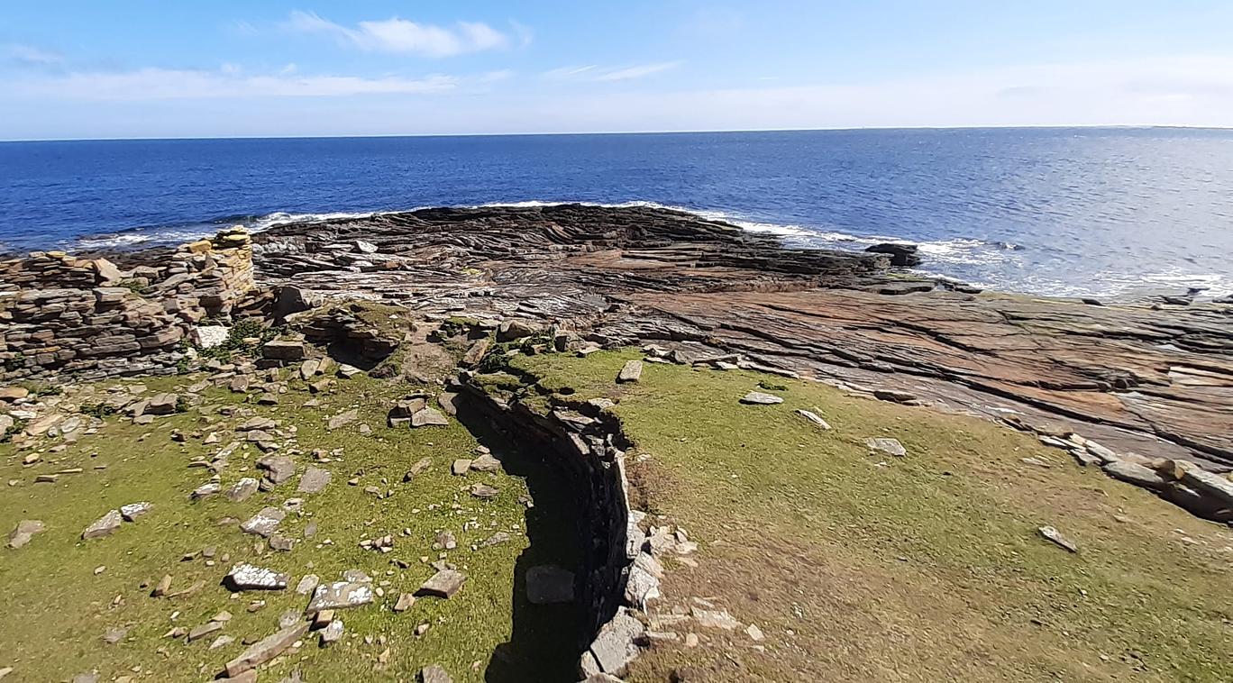 Broch of Burrian | North Isles Ferries Journeys